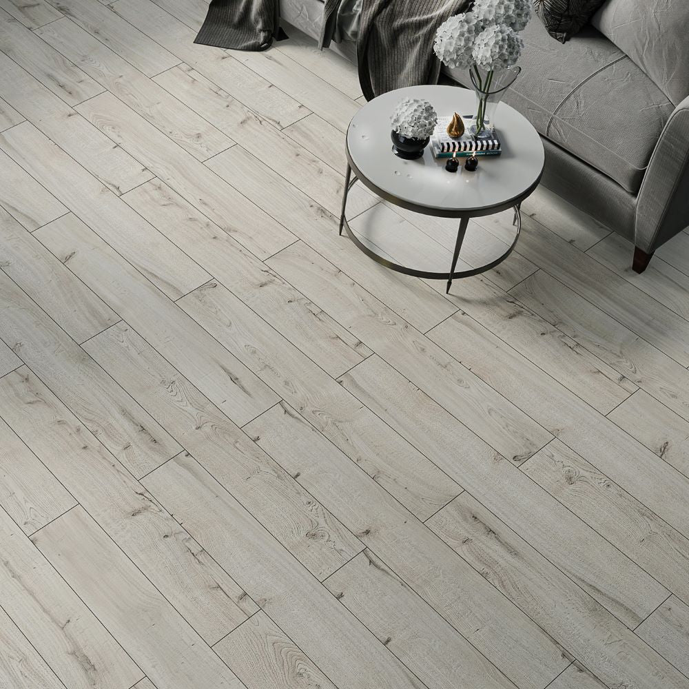 Asana grey oak laminate wood flooring