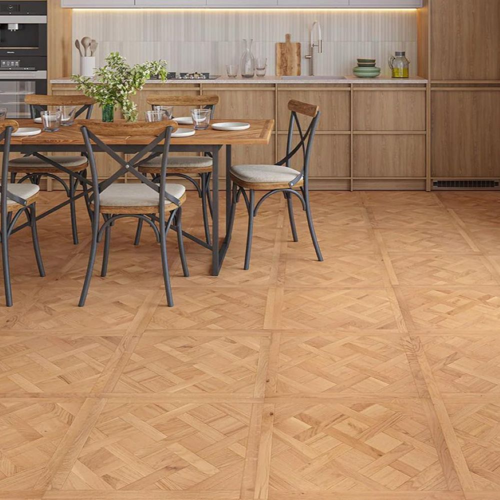 Natural oak Versailles parquet panels
