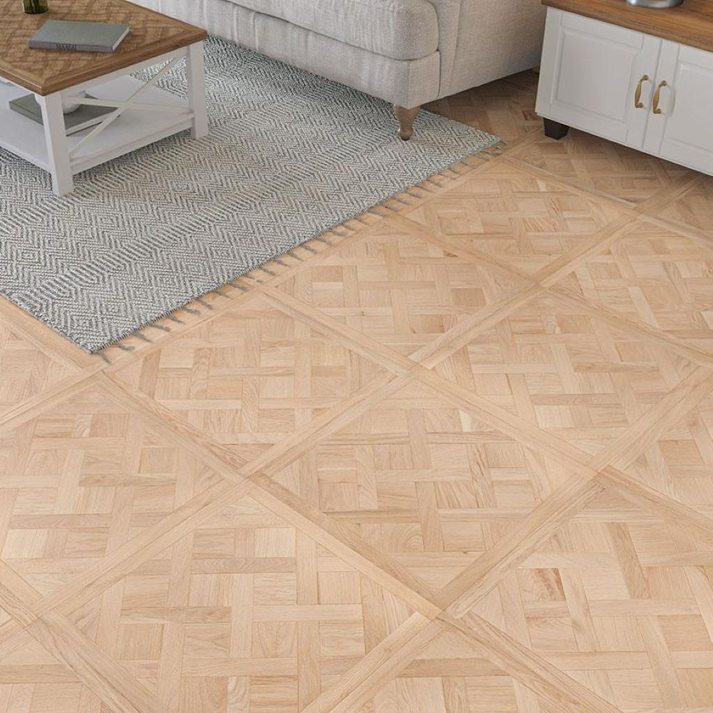 Unfinished oak Versailles parquet panels