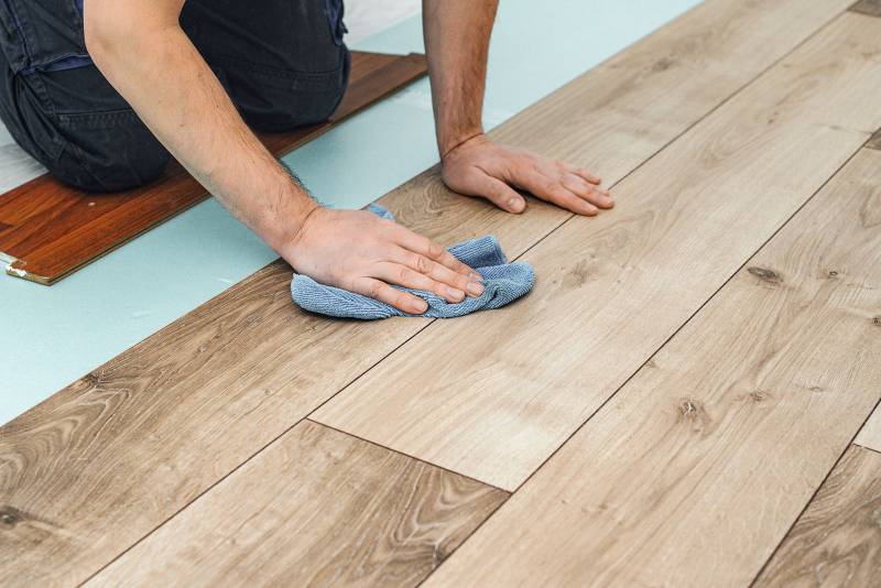 Suitable flooring installation surface preparation