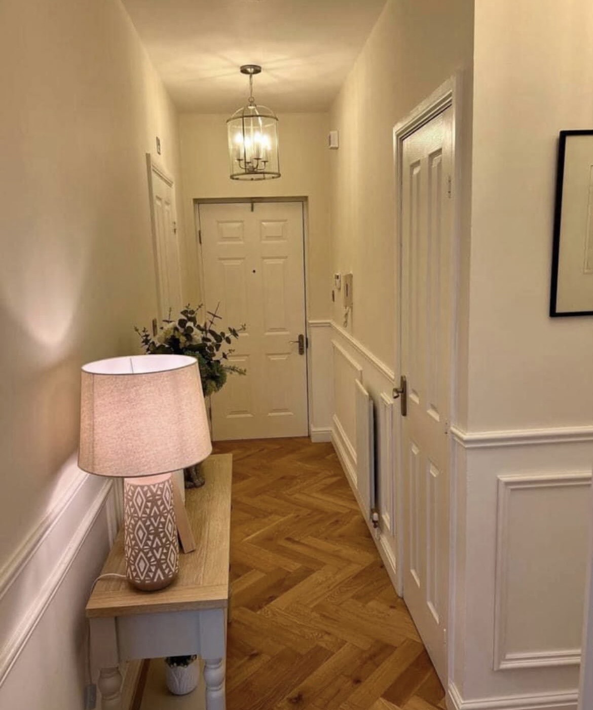 Parquet movement with a more architectural room finish