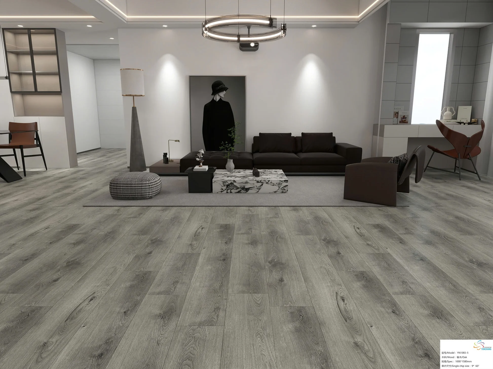 Luxury rigid vinyl in a bright practical family home