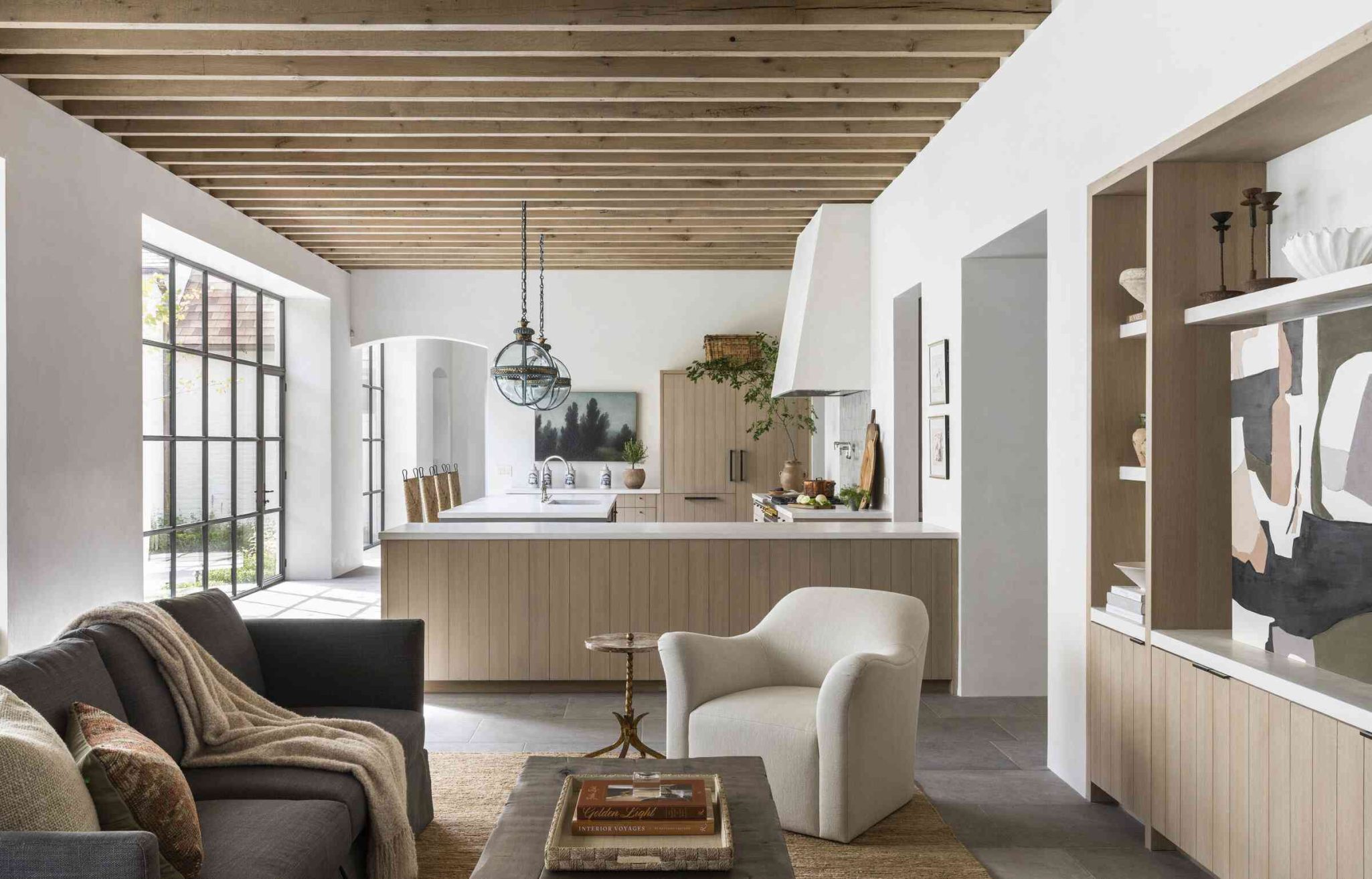 Wide plank flooring detail showing surface and board proportion