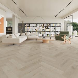 BML Herringbone Smoked Limed Oak SPC Luxury Vinyl Flooring