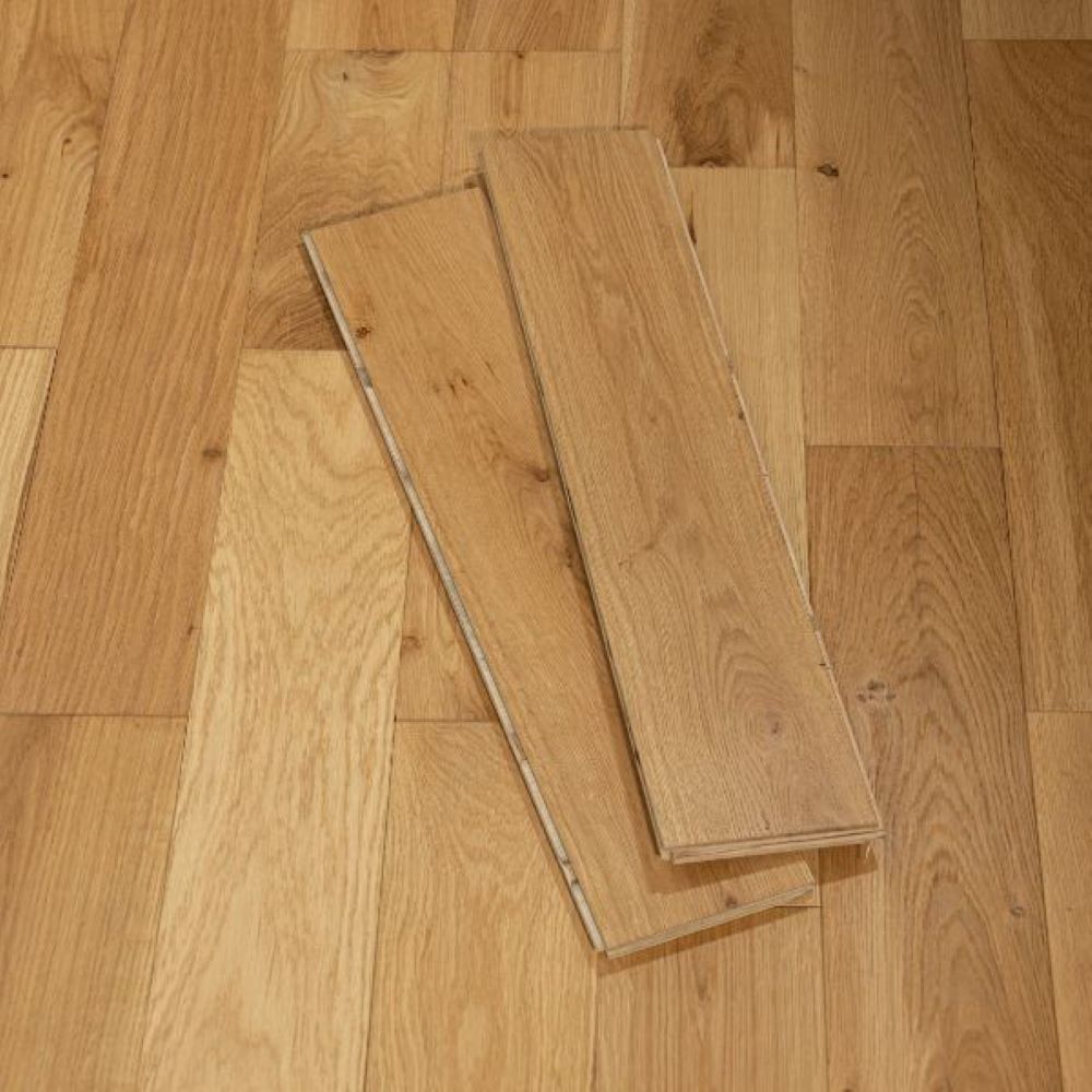 Ascot Brushed UV Oiled Oak Wood Flooring 14 x 125 (mm)