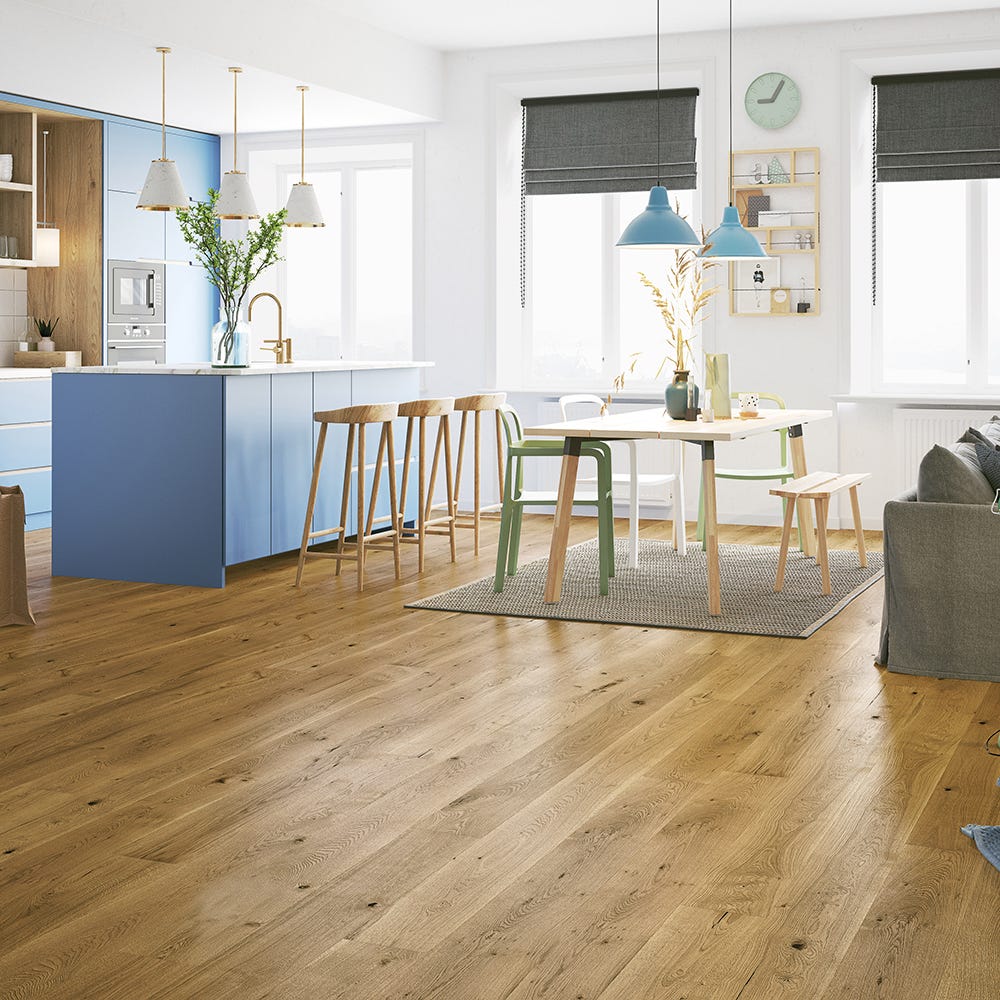 Weybridge Smoked Oak Wooden Floor (5G Click) 14 x 180 (mm) - homes-and-floors BML Fitting and Warrenty