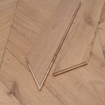 Cambridge Chevron Raw Oak Wood Flooring 14 x 90 x 510 (mm) - homes-and-floors