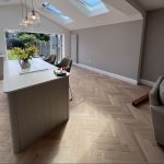 Oxford Herringbone Light Oak Wood Flooring 14 x 90 x 450 (mm) - homes-and-floors Herringbone Instalation Guide