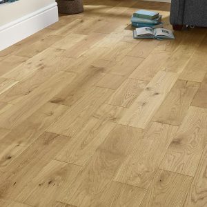 Windsor Solid Brushed Oak Wood Flooring 18 x 150 (mm)
