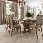 OXFORD HERRINGBONE WHITEWASHED OAK WOOD FLOORING 14 X 90 X 450 (MM)