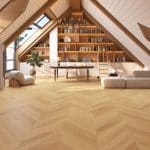 Knightsbridge Chevron Natural Brushed Oak Wood Flooring 14 x 90 x 510 (mm)