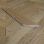 Knightsbridge Chevron Natural Brushed Oak Wood Flooring 14 x 90 x 510 (mm)