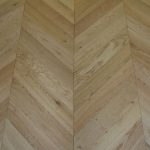 Knightsbridge Chevron Natural Brushed Oak Wood Flooring 14 x 90 x 510 (mm)