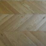 Knightsbridge Chevron Natural Brushed Oak Wood Flooring 14 x 90 x 510 (mm)